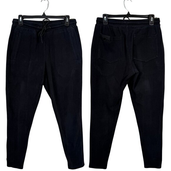 Alphalete Jogger Sweatpants Women's Medium Black Activewear Pockets Drawstring - Picture 1 of 13